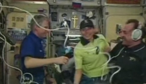 Anousheh Ansari on the International Space Station.
