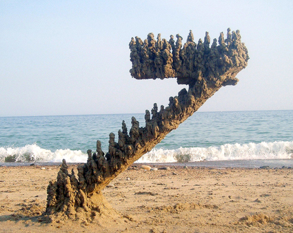 Gravitydefyingsandsculpture